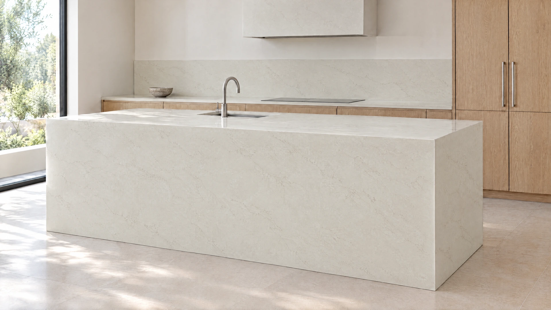 Antigua kitchen overview, AI-generated design visualisation