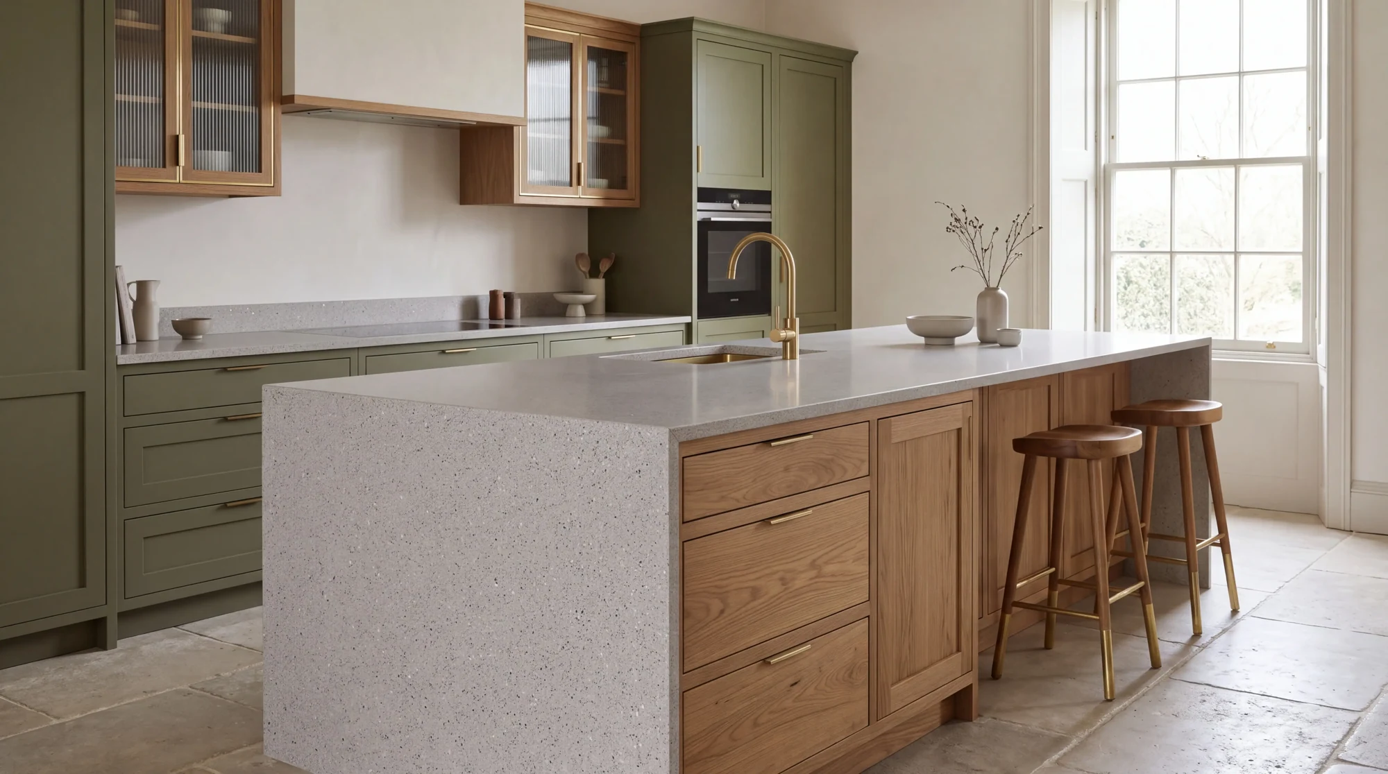Ice Mix kitchen island, AI-generated design concept