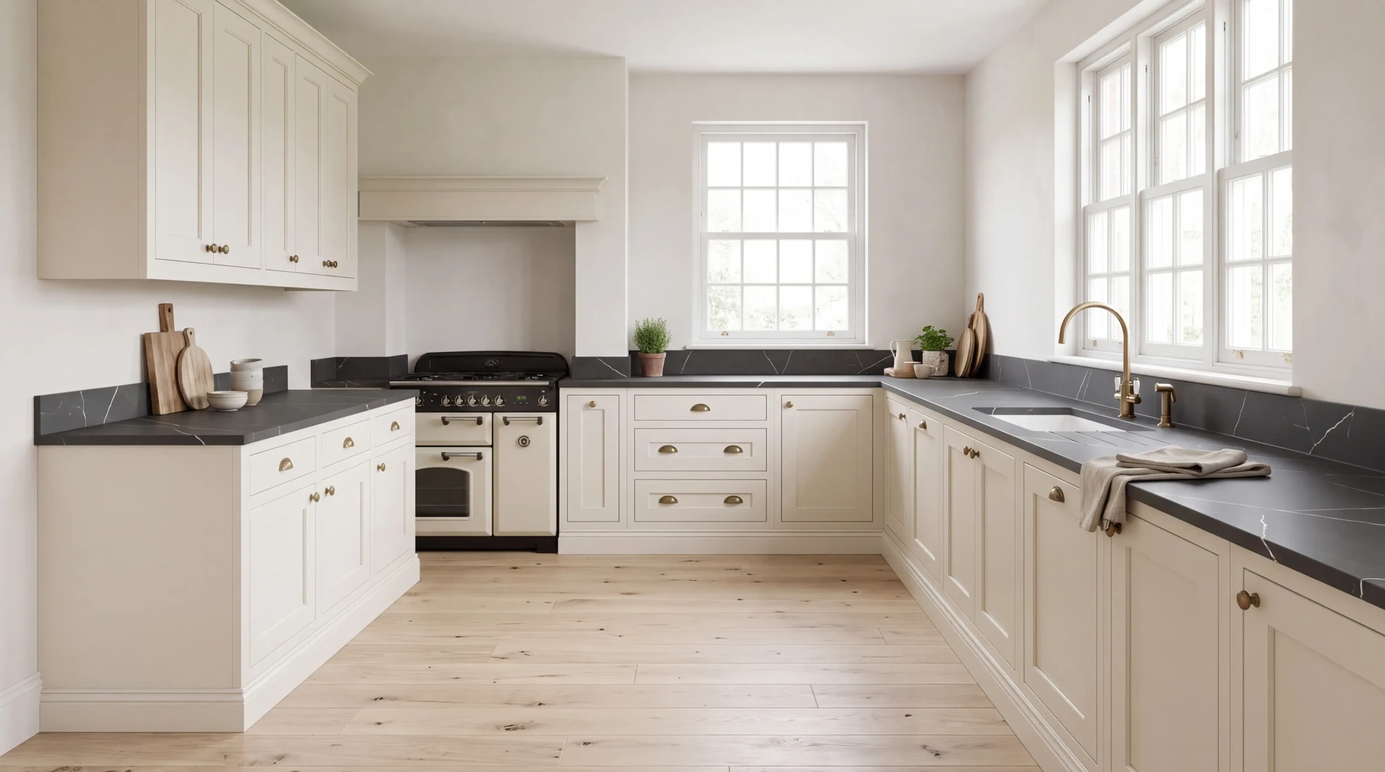 Catania l-shaped kitchen, AI-generated design concept