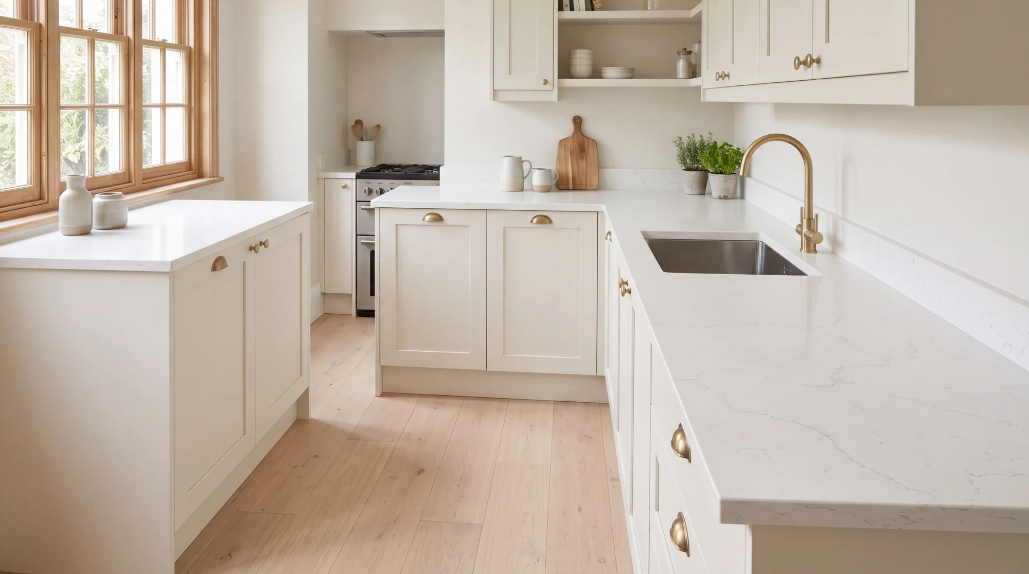 Misterio Onyx u-shaped kitchen, AI-generated design concept