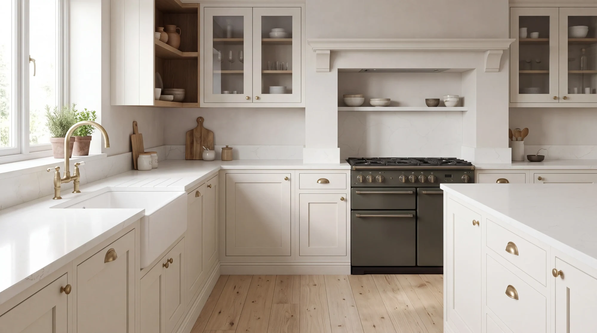 Misterio Onyx l-shaped kitchen, AI-generated design concept