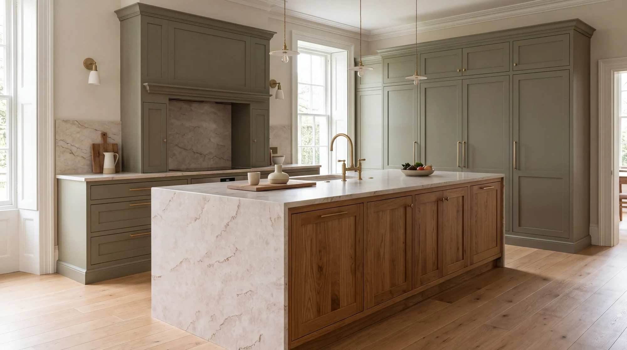 Taj Mahal Extra kitchen island, AI-generated design concept