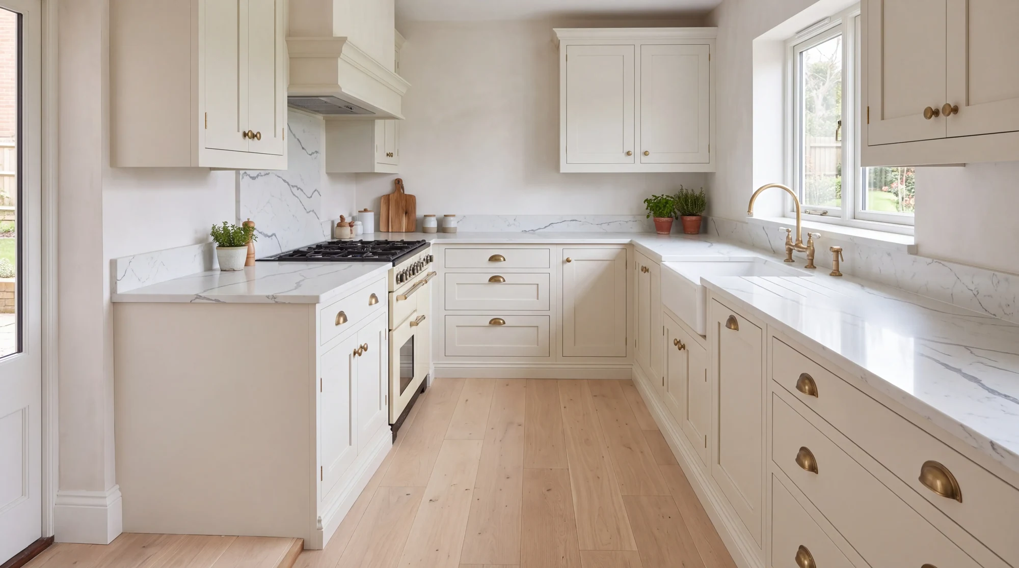 Astonia Grey Full Body l-shaped kitchen, AI-generated design concept