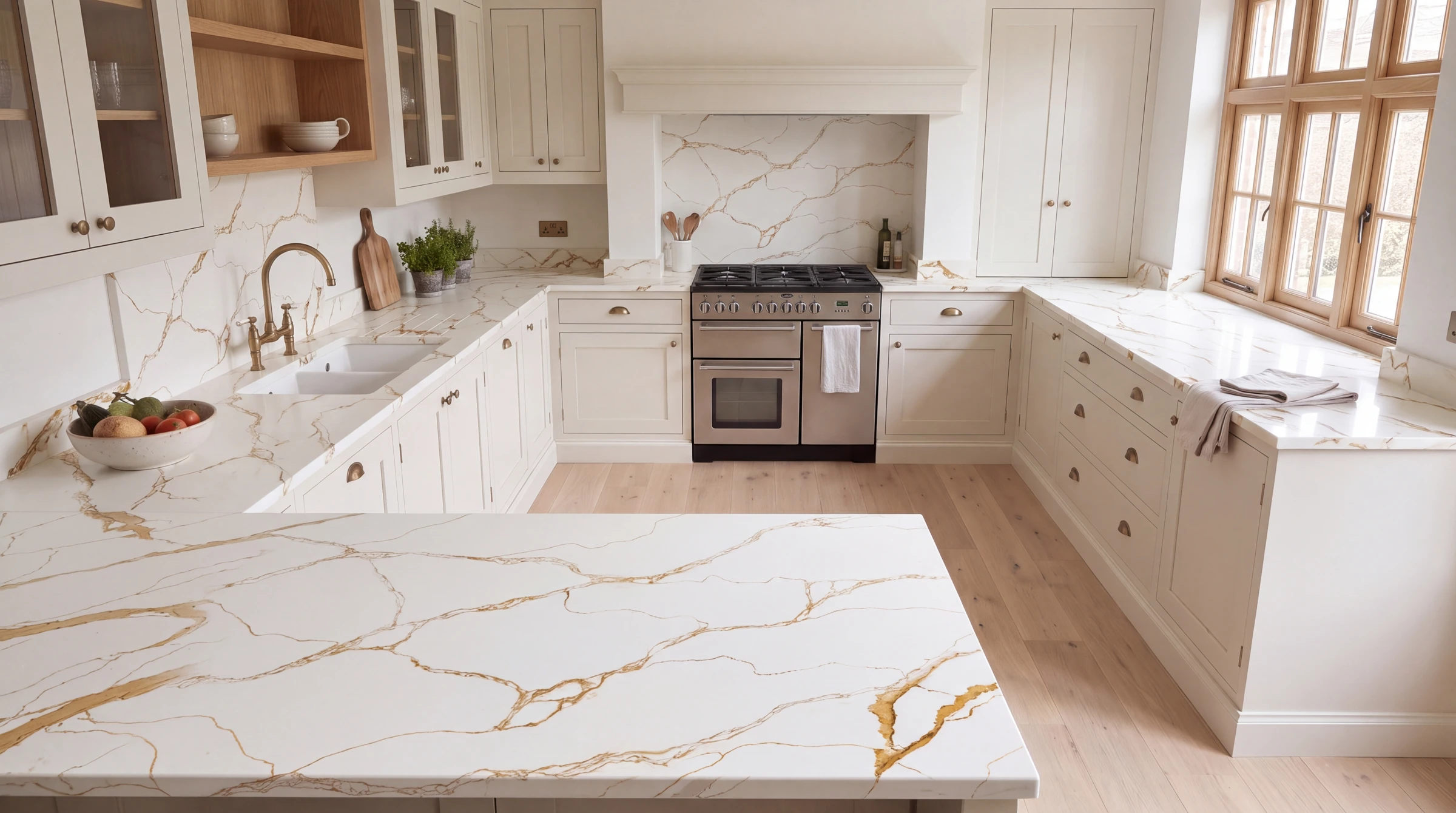 Alicante u-shaped kitchen, AI-generated design concept