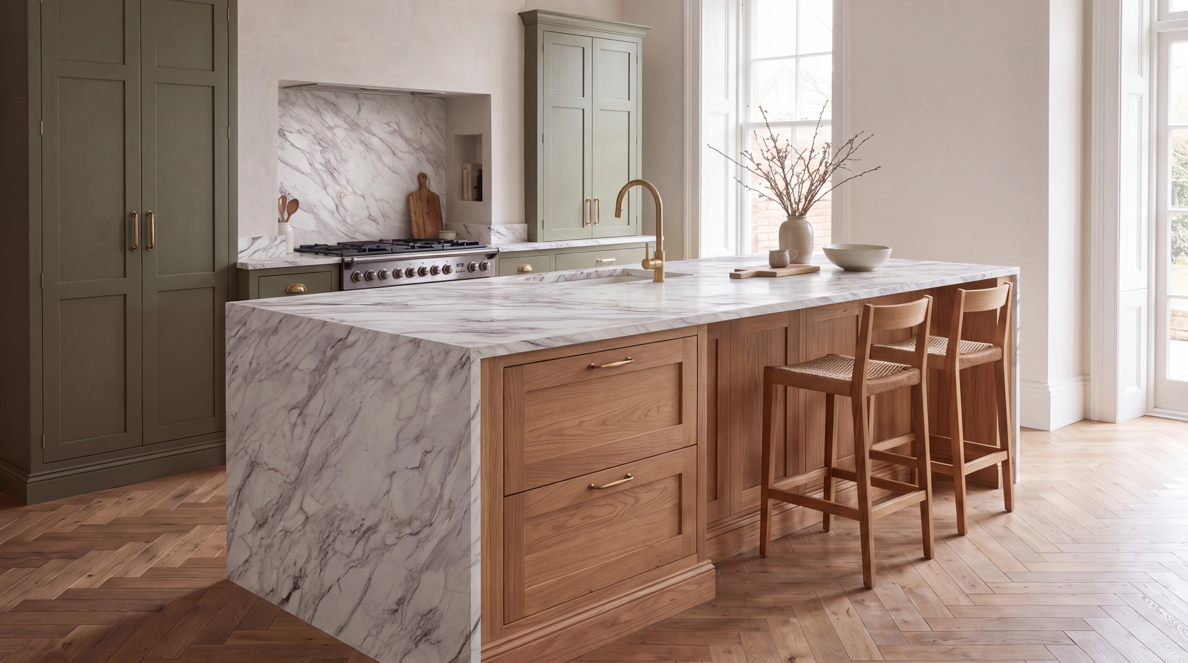 Como 3D kitchen island, AI-generated design concept