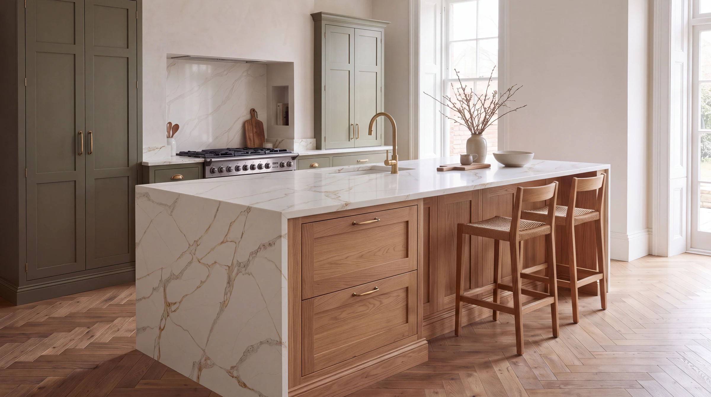 Cordoba kitchen island, AI-generated design concept