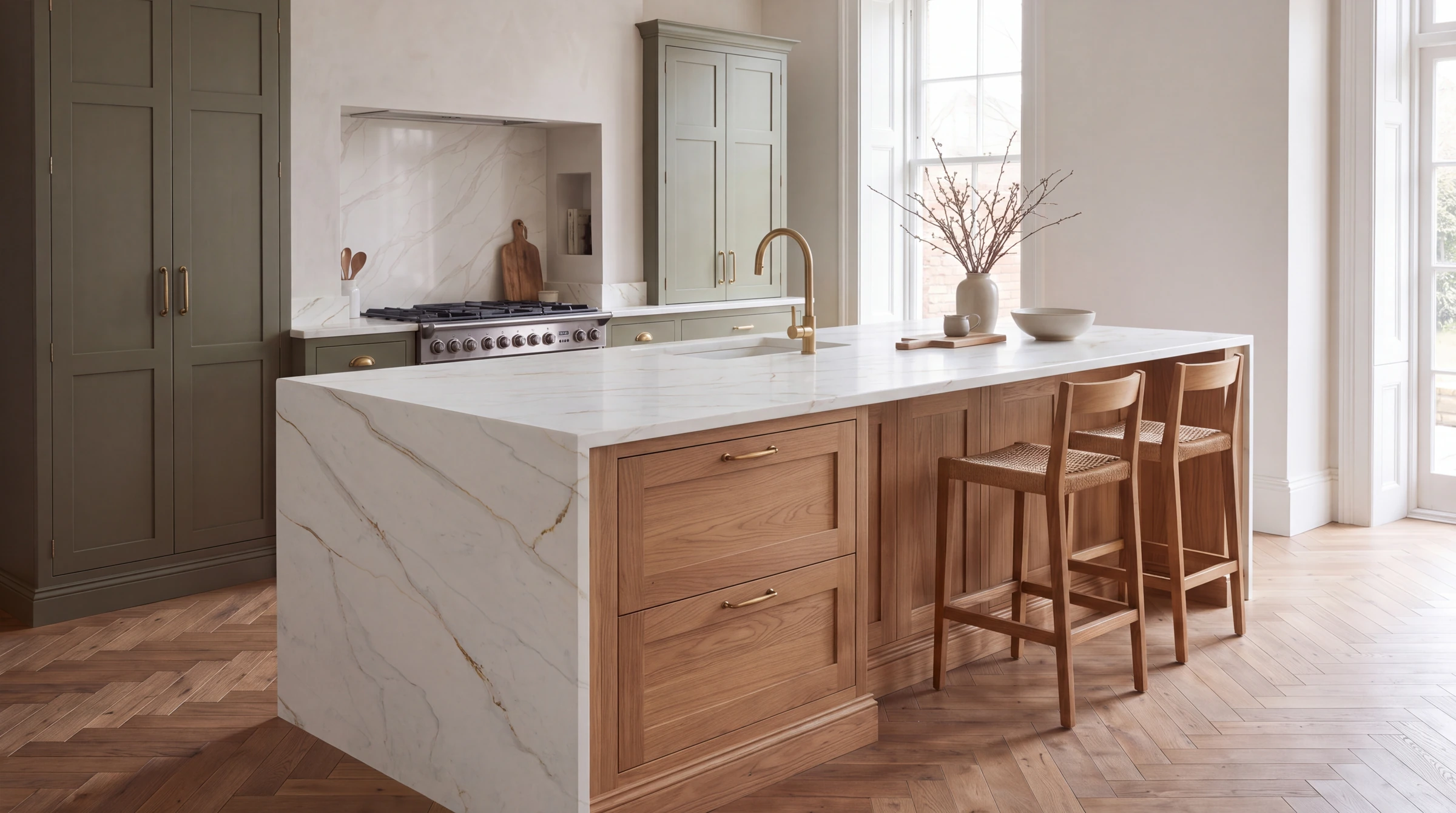 Granada kitchen island, AI-generated design concept