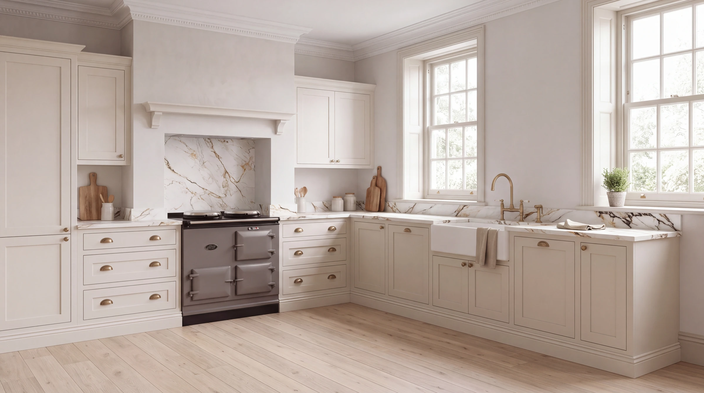 Miami 3D l-shaped kitchen, AI-generated design concept