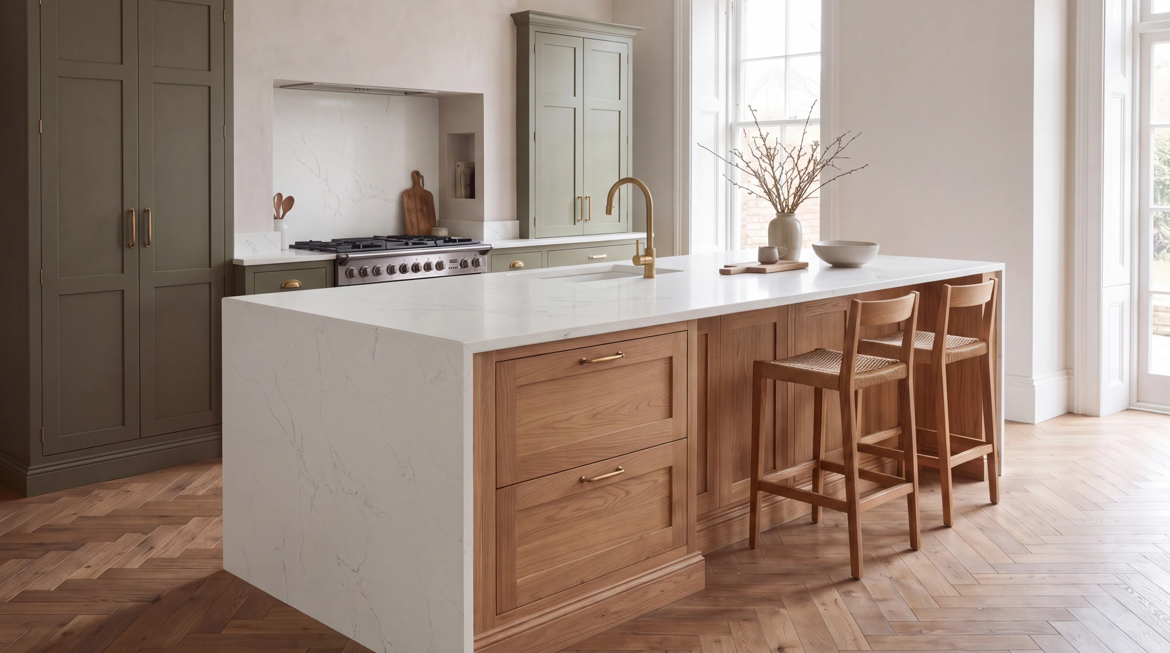 Modena kitchen island, AI-generated design concept