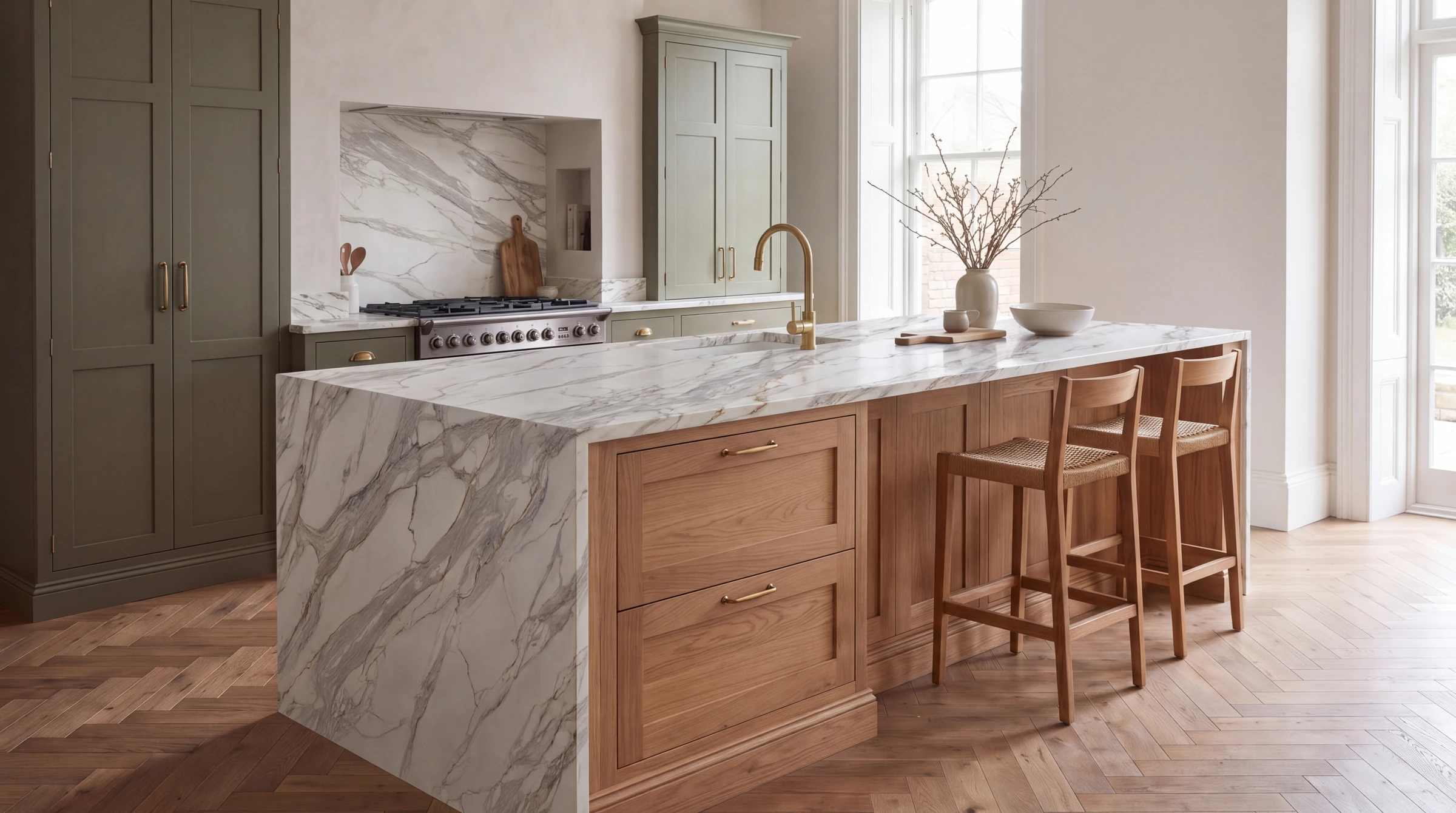 Santiago 3D kitchen island, AI-generated design concept