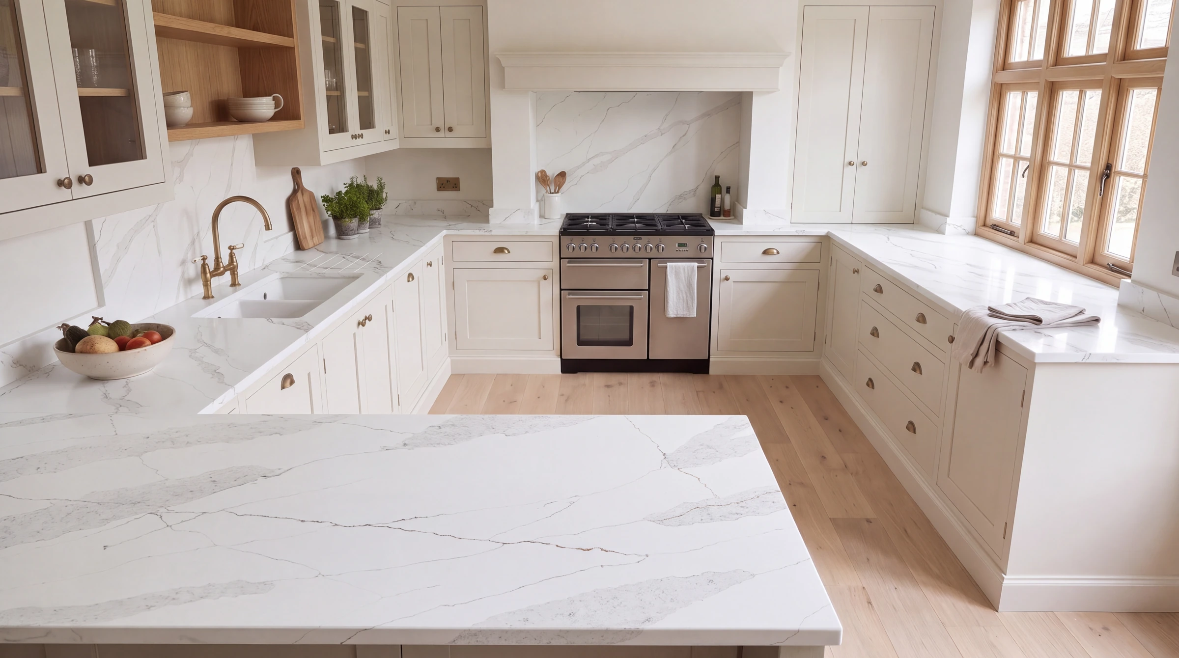 Sicily u-shaped kitchen, AI-generated design concept